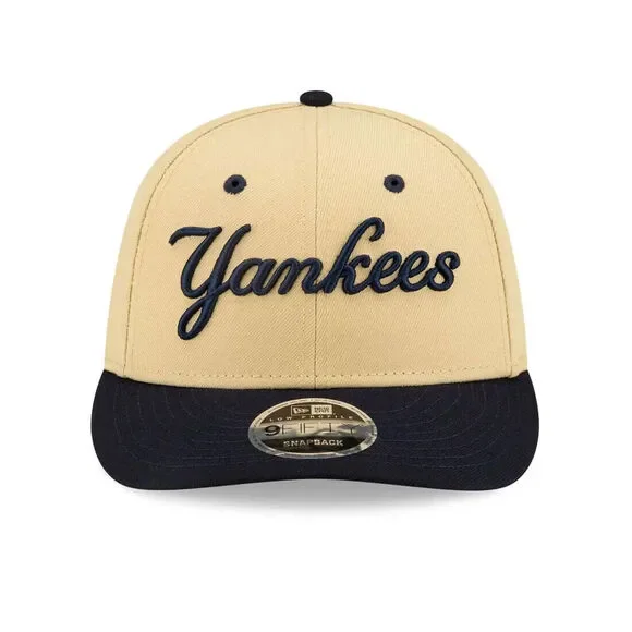 New Era X Felt 9FIFTY 60505617 Snapback Hat Men's Beige New York Yankees LW162 - Picture 4 of 6
